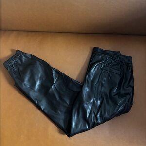 Young fabulous and broke Faux Leather Joggers